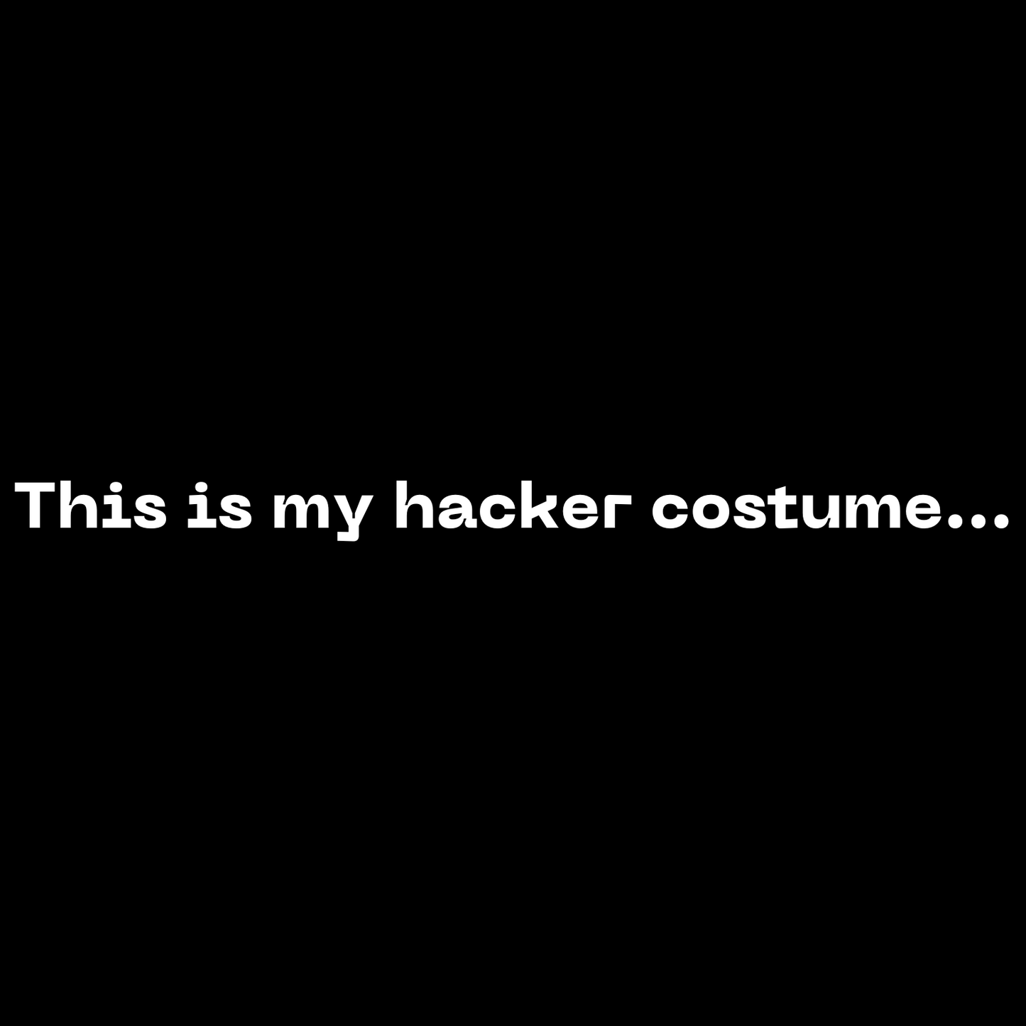 This Is My Hacker Costume - Unisex heavy blend zip hoodie