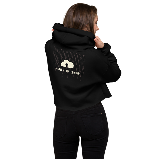 Women in Cloud- Crop Hoodie