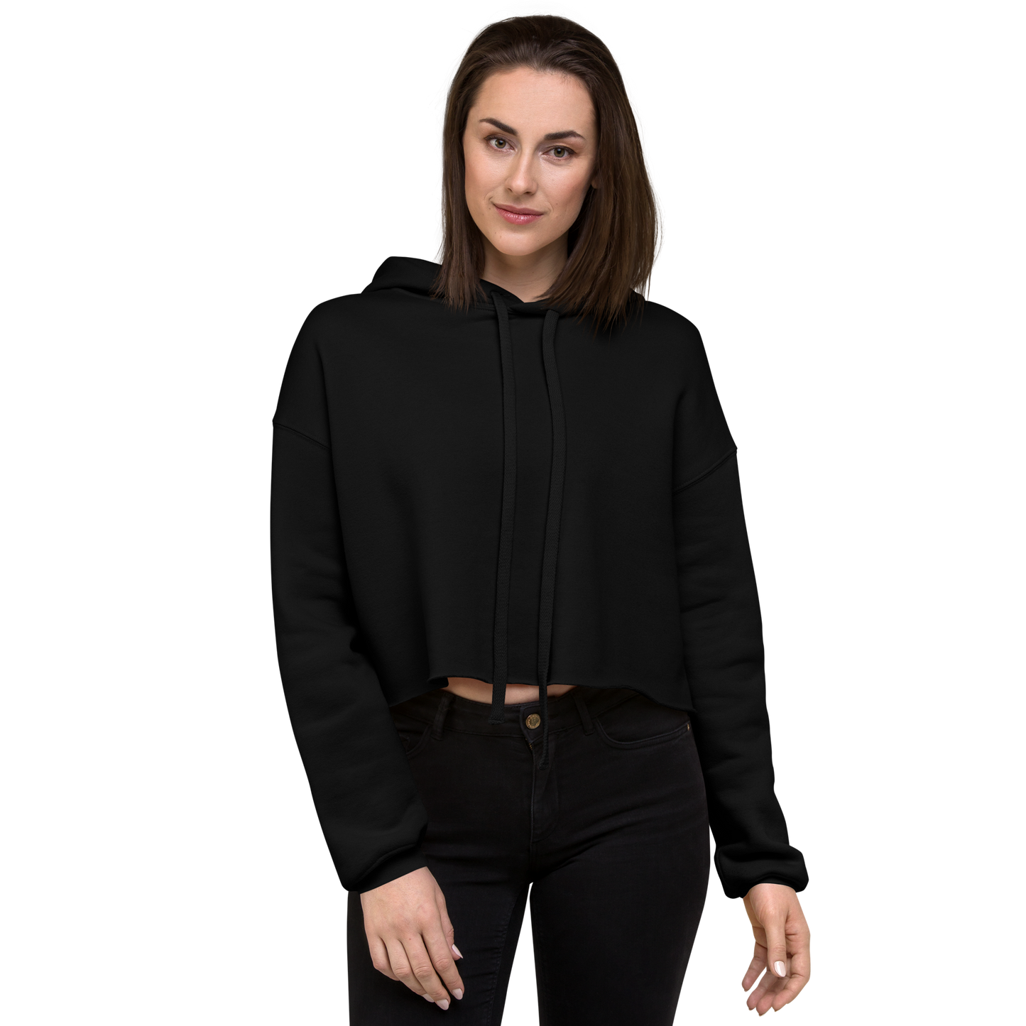 Women in Cloud- Crop Hoodie