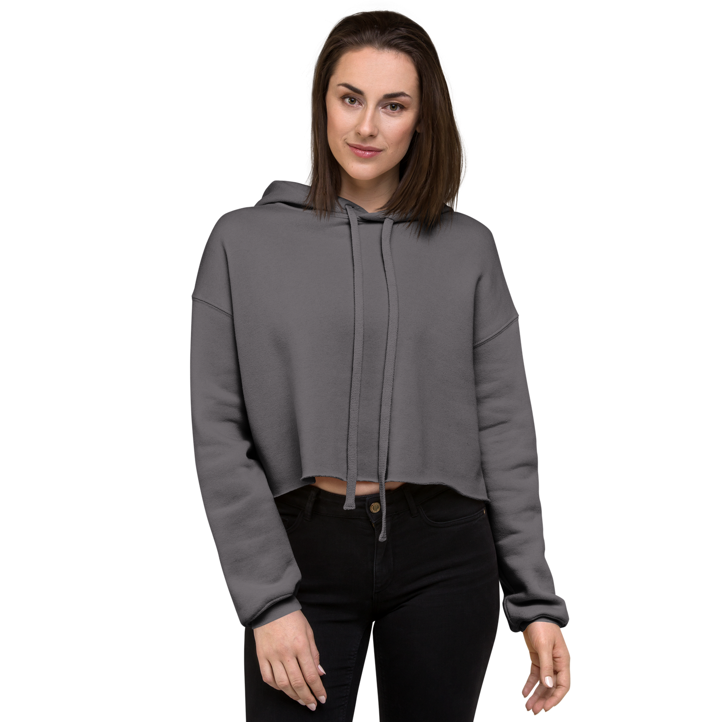 Women in Cloud- Crop Hoodie