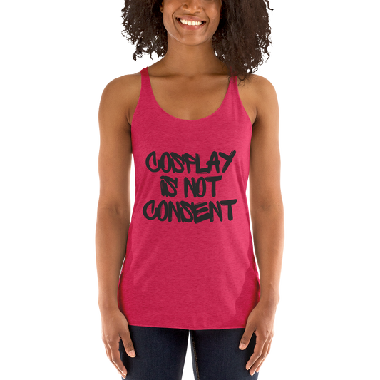 Cosplay is Not Consent - Women's Racerback Tank